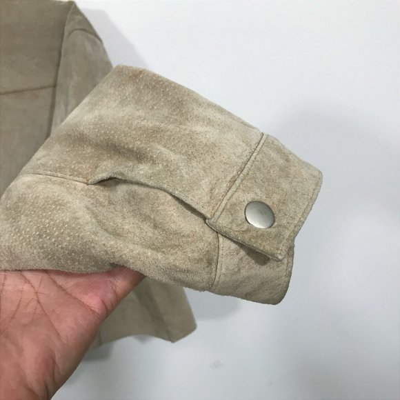 Vintage Cropped Suede Jacket - Picture 12 of 15